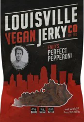 Louisville Vegan Jerky Co. Co. Perfect Pepperoni 3 oz
