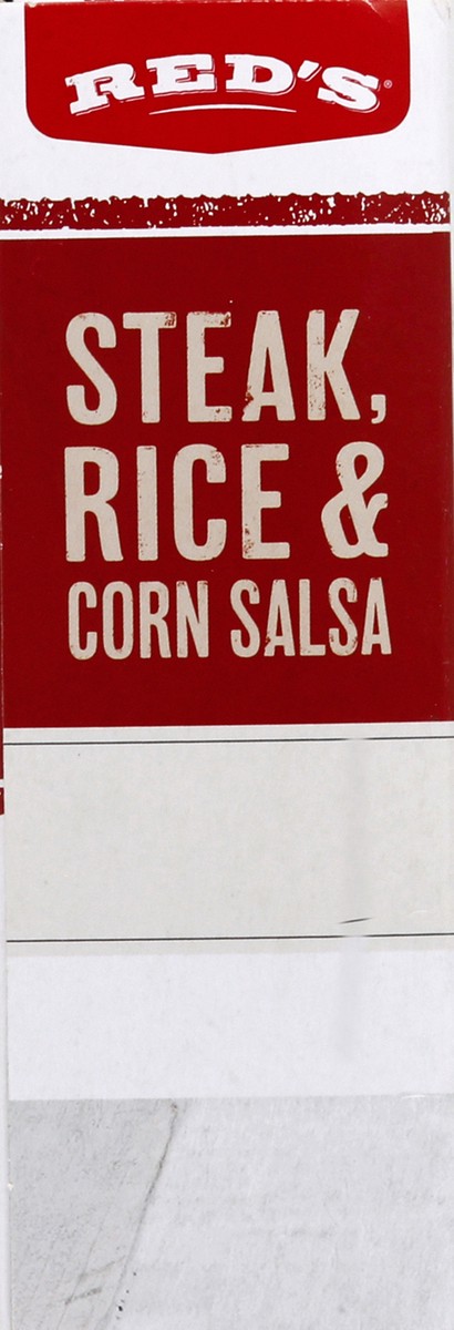 slide 2 of 4, Red's Steak, Rice & Corn Salsa, 8.5 oz