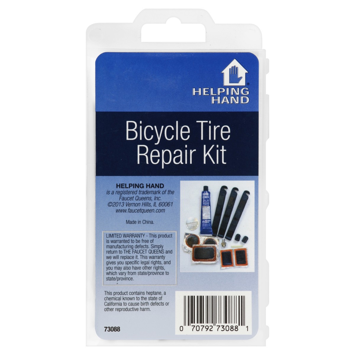 slide 3 of 3, Helping Hand Tire Bike Repair Kit, 1 ct