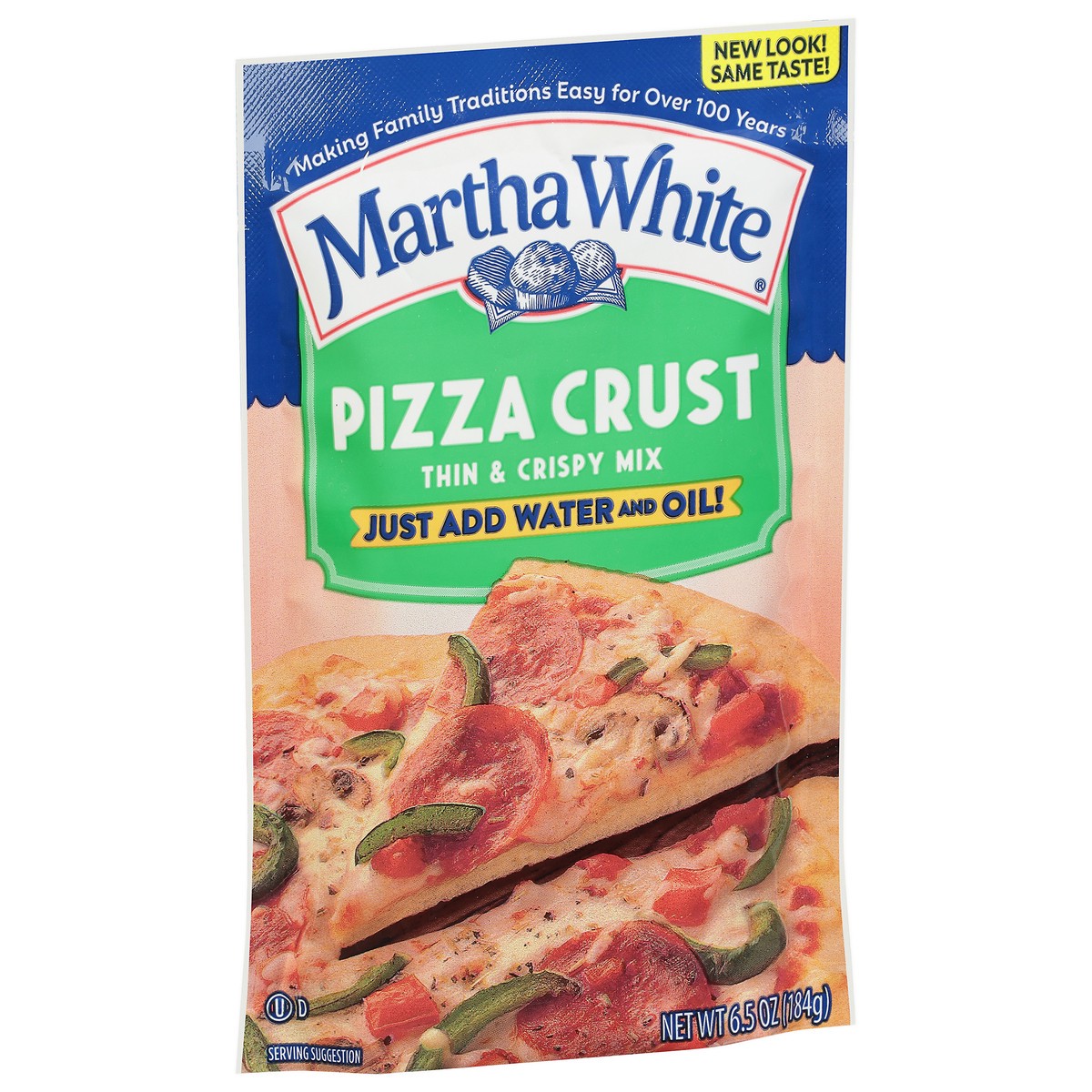 slide 11 of 11, Martha White Thin & Crispy Mix Pizza Crust 6.5 oz, 6.5 oz