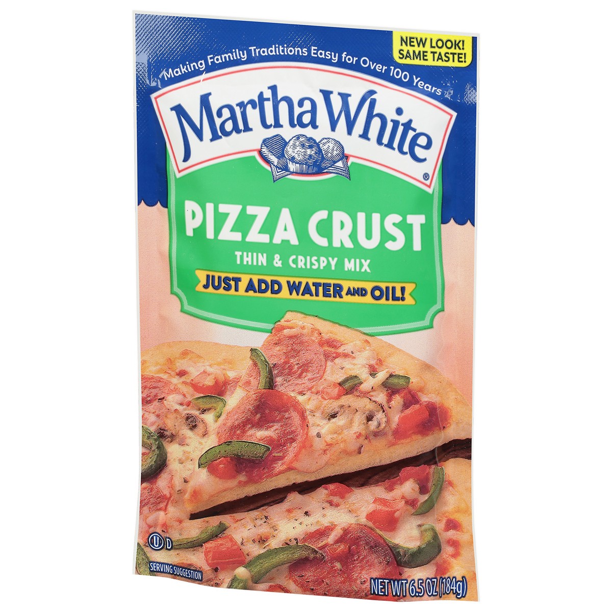 slide 6 of 11, Martha White Thin & Crispy Mix Pizza Crust 6.5 oz, 6.5 oz