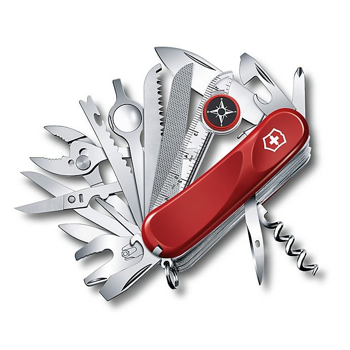 slide 1 of 1, Victorinox Swiss Army Evolution Grip S54 31-Function Knife - Red, 1 ct