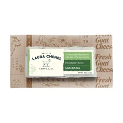 Laura Chenels Garlic Chive Goat Cheese - 4 Oz.