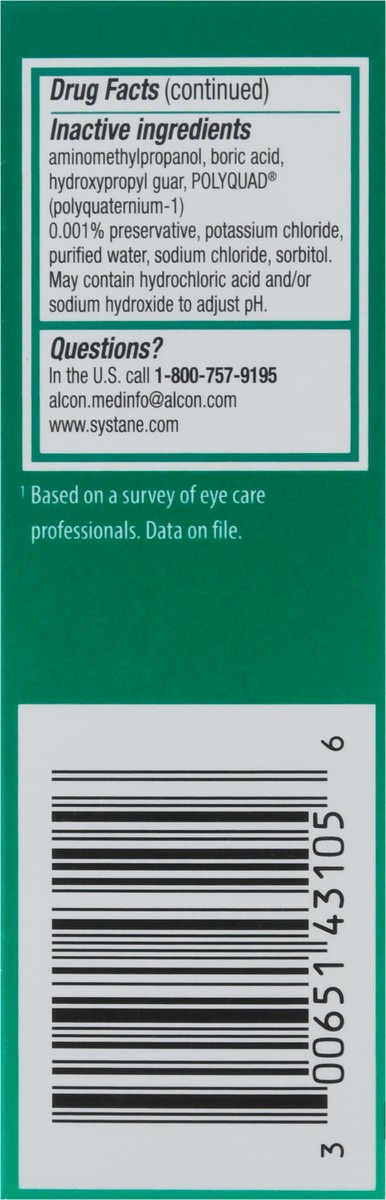 slide 2 of 9, Systane Ultra High Performing Dry Eye Relief Dry Eye Relief 0.33 fl oz, 0.33 fl oz