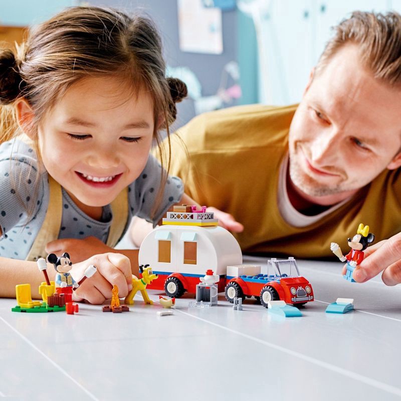 slide 3 of 6, LEGO Disney Mickey Mouse & Minnie Camping Trip Set 10777, 103 ct