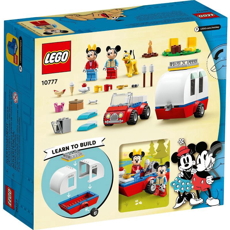slide 4 of 6, LEGO Disney Mickey Mouse & Minnie Camping Trip Set 10777, 103 ct