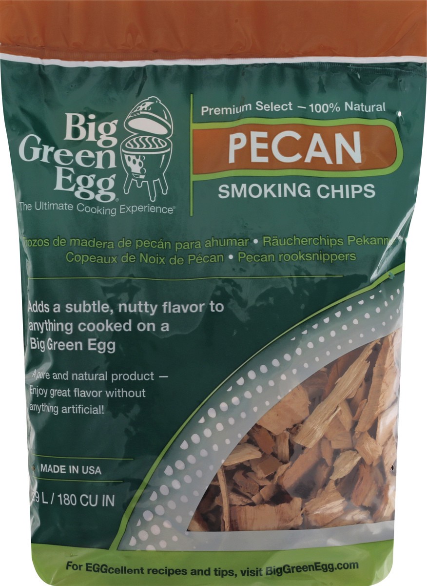 slide 7 of 11, Big Green Egg Pecan Smoking Chips 2.9 lt, 2.90 l
