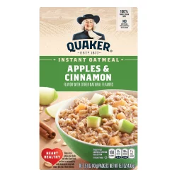 Quaker Instant Oatmeal Apple Cinnamon