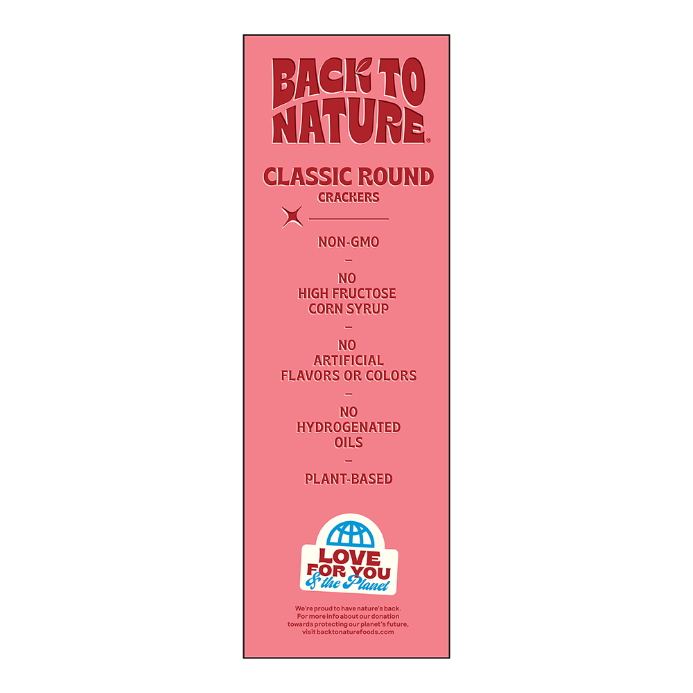 slide 3 of 4, Back to Nature® Classic Round Crackers, 6.5 oz