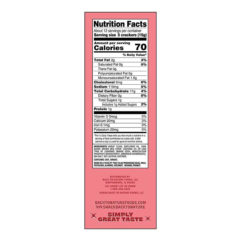 slide 4 of 4, Back to Nature® Classic Round Crackers, 6.5 oz