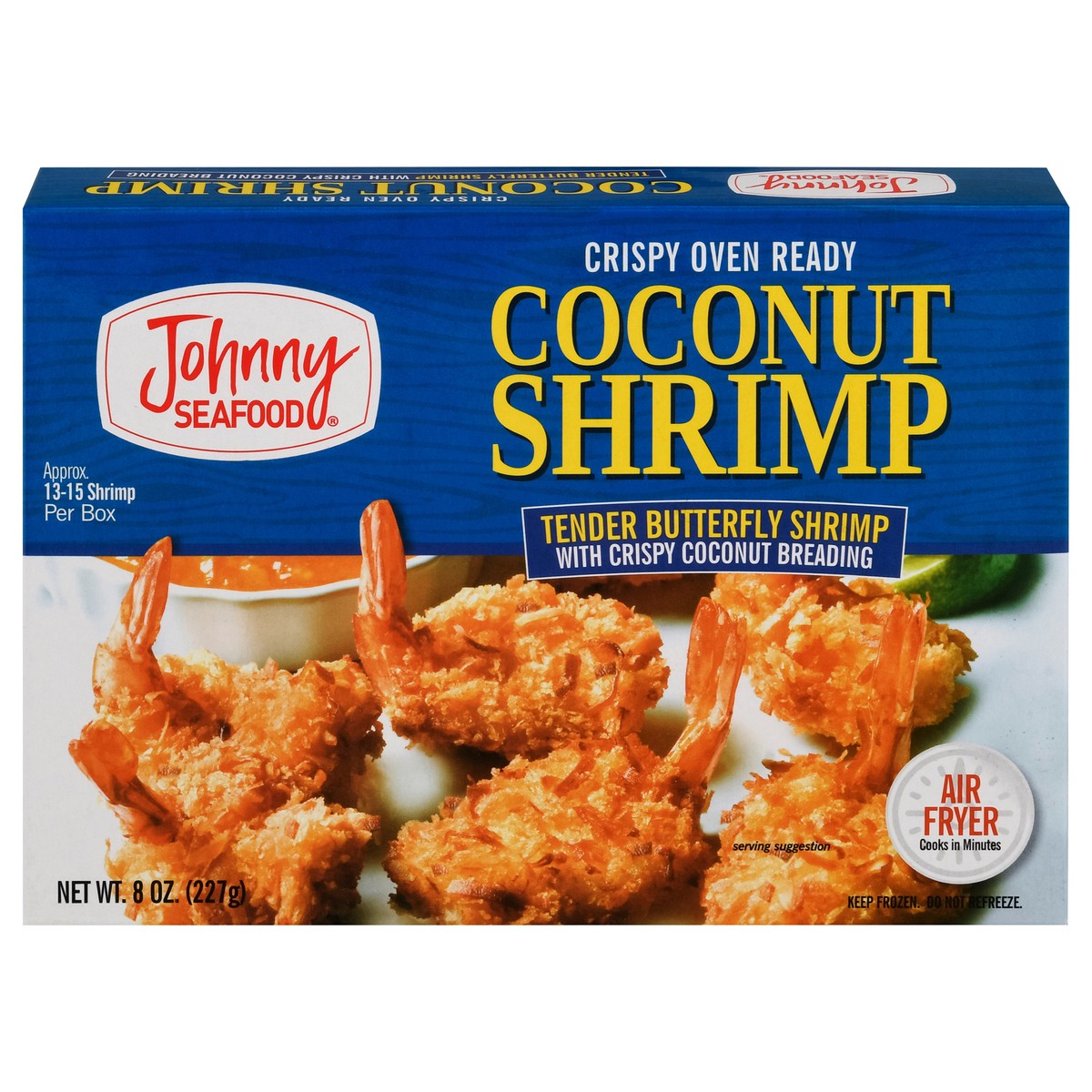 slide 1 of 10, Johnny Seafood Coconut Coconut Shrimp 8 oz, 8 oz