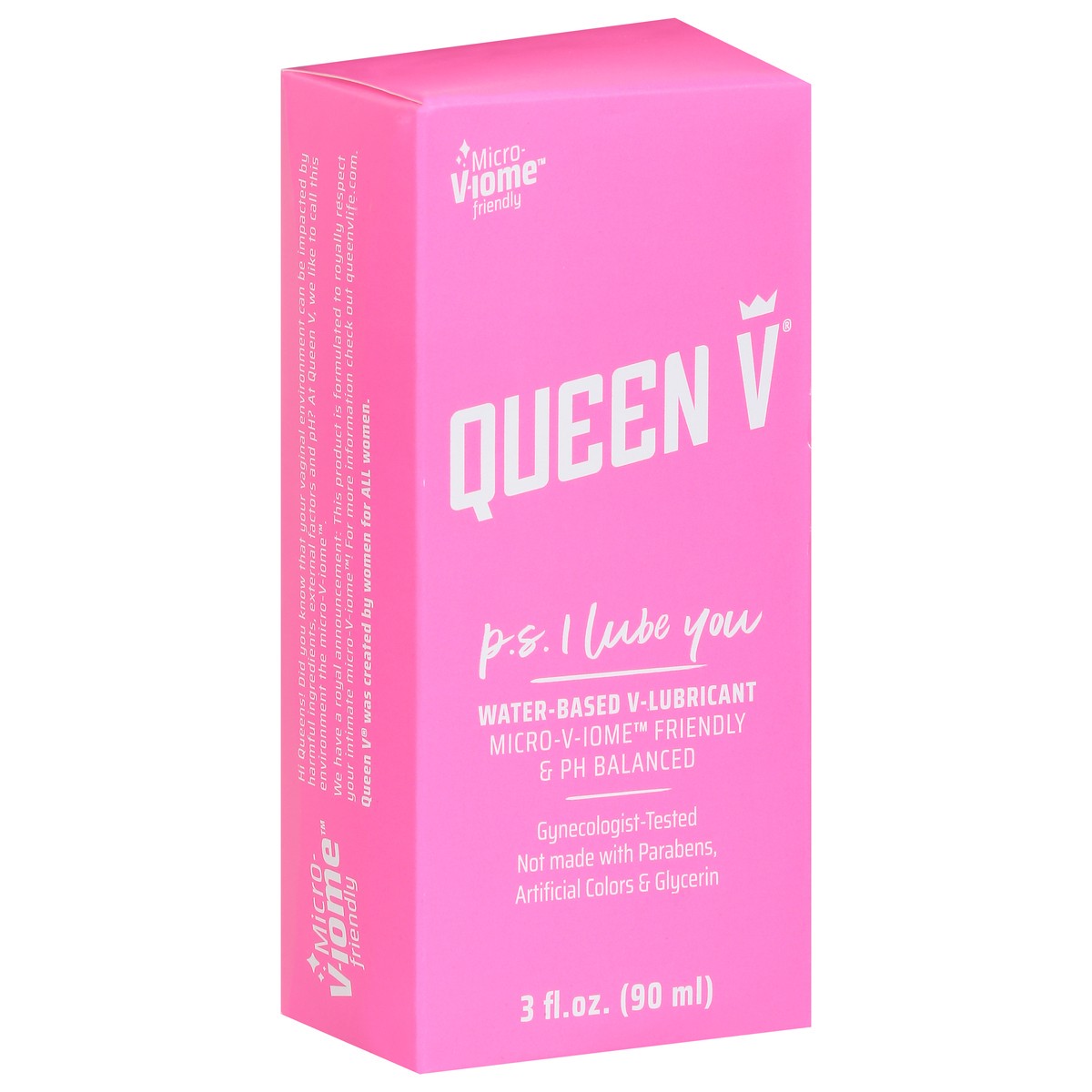 slide 2 of 9, Queen V P.S. I Lube You Water-Based V-Lubricant 3 fl oz, 3 fl oz