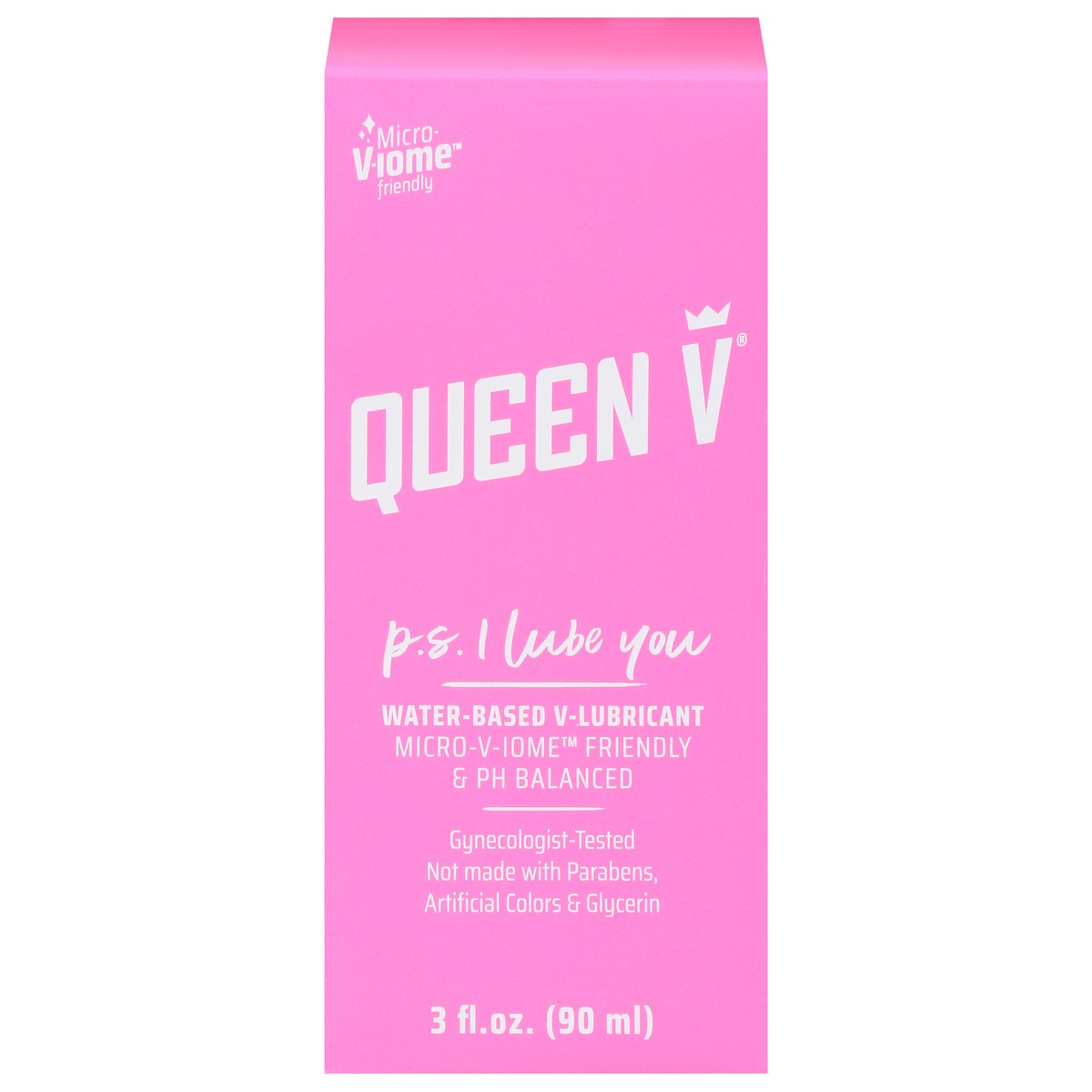 slide 1 of 9, Queen V P.S. I Lube You Water-Based V-Lubricant 3 fl oz, 3 fl oz