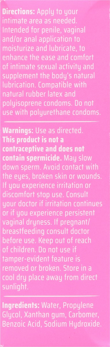 slide 8 of 9, Queen V P.S. I Lube You Water-Based V-Lubricant 3 fl oz, 3 fl oz