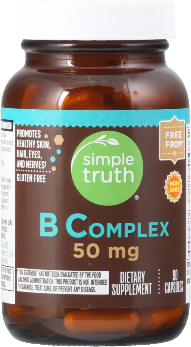 slide 6 of 9, Simple Truth Capsules 50 mg B Complex 90 ea, 90 ct