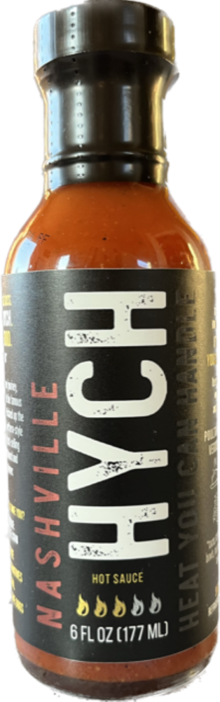 slide 1 of 1, Hych Nashville Hot Sauce 6 fl oz, 6 fl oz