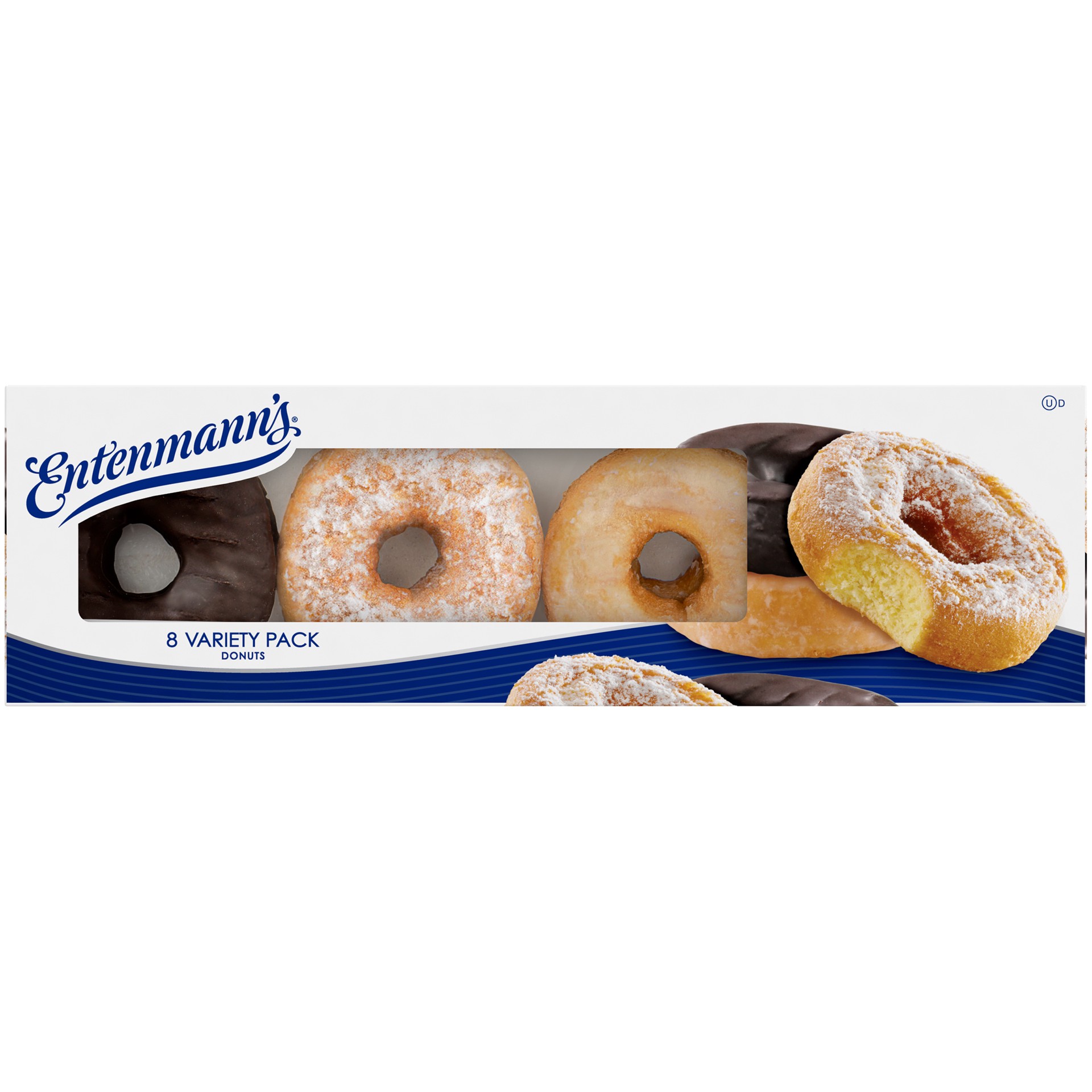 slide 8 of 9, Entenmann's Variety Pack Donuts, 8 count, 15 oz, 8 ct