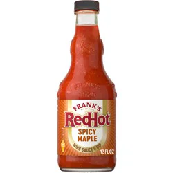 Frank's RedHot Spicy Maple Wings Sauce, 12 fl oz