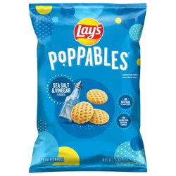Lay''s Poppables Potato Snacks Sea Salt & Vinegar Flavored 5 Oz
