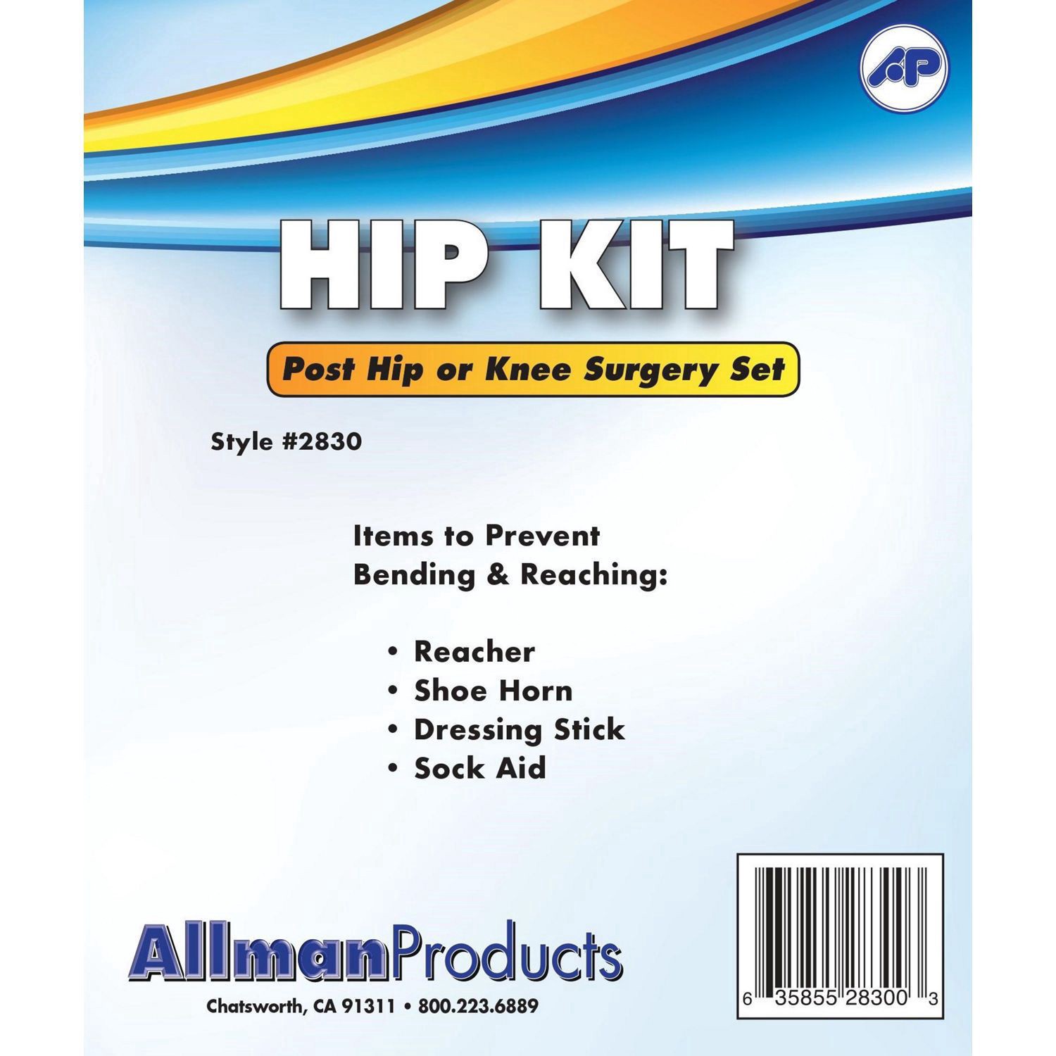 slide 7 of 7, Allman Hip Kit, 1 ct