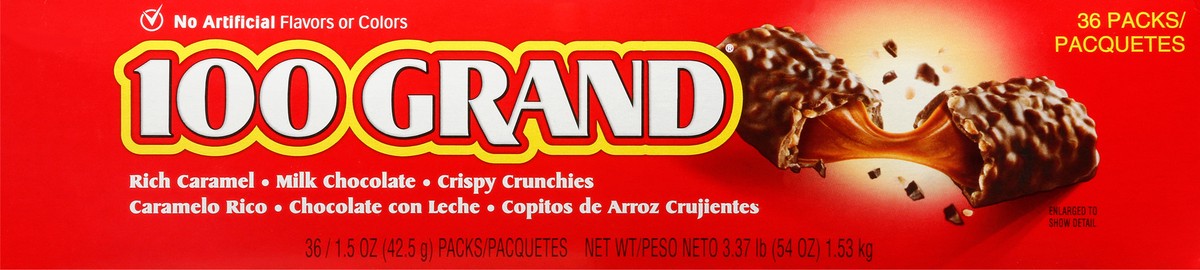 slide 7 of 9, 100 Grand Milk Chocolate Candy Bars 36 - 1.5 oz Packs, 36 ct