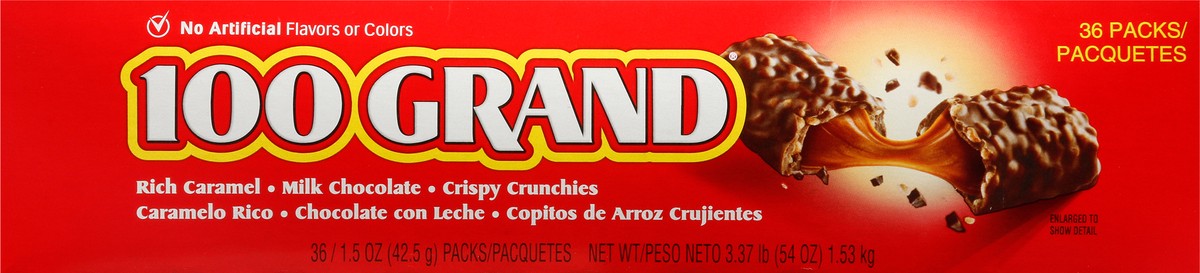 slide 8 of 9, 100 Grand Milk Chocolate Candy Bars 36 - 1.5 oz Packs, 36 ct