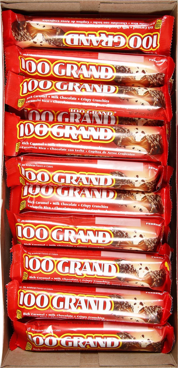 slide 9 of 9, 100 Grand Milk Chocolate Candy Bars 36 - 1.5 oz Packs, 36 ct