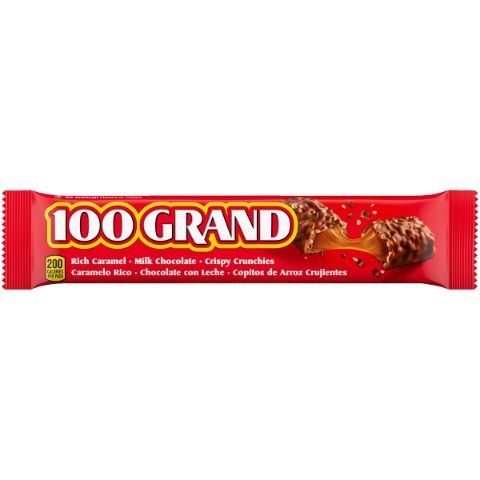 slide 1 of 1, 100 Grand Candy Bars, 36 ct