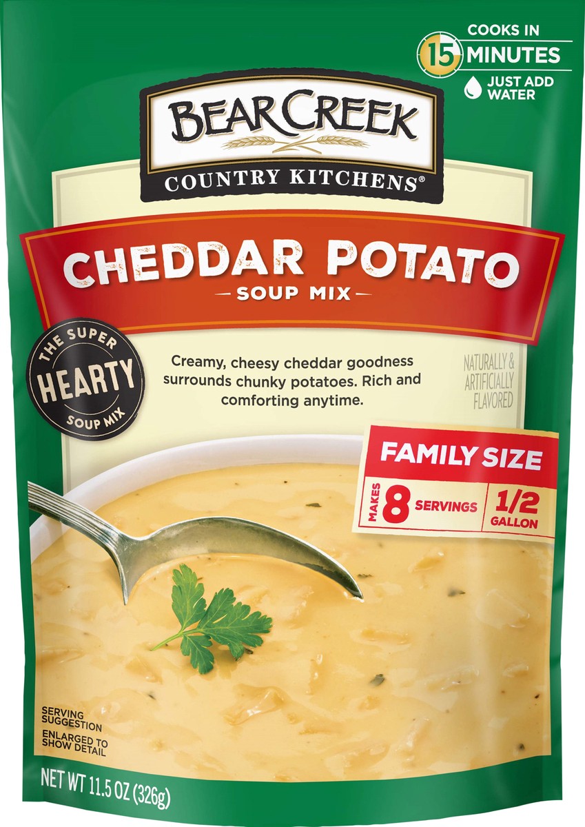 slide 4 of 7, Bear Creek Country Kitchens Cheddar Potato Soup Mix, 11.5 oz, 11.5 oz