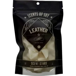 Scents Of Soy Leather Scented Stars Wax Melts