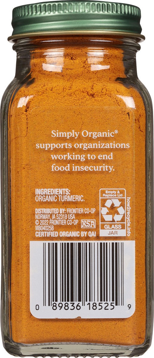 slide 4 of 9, Simply Organic Turmeric 2.38 oz, 2.38 oz