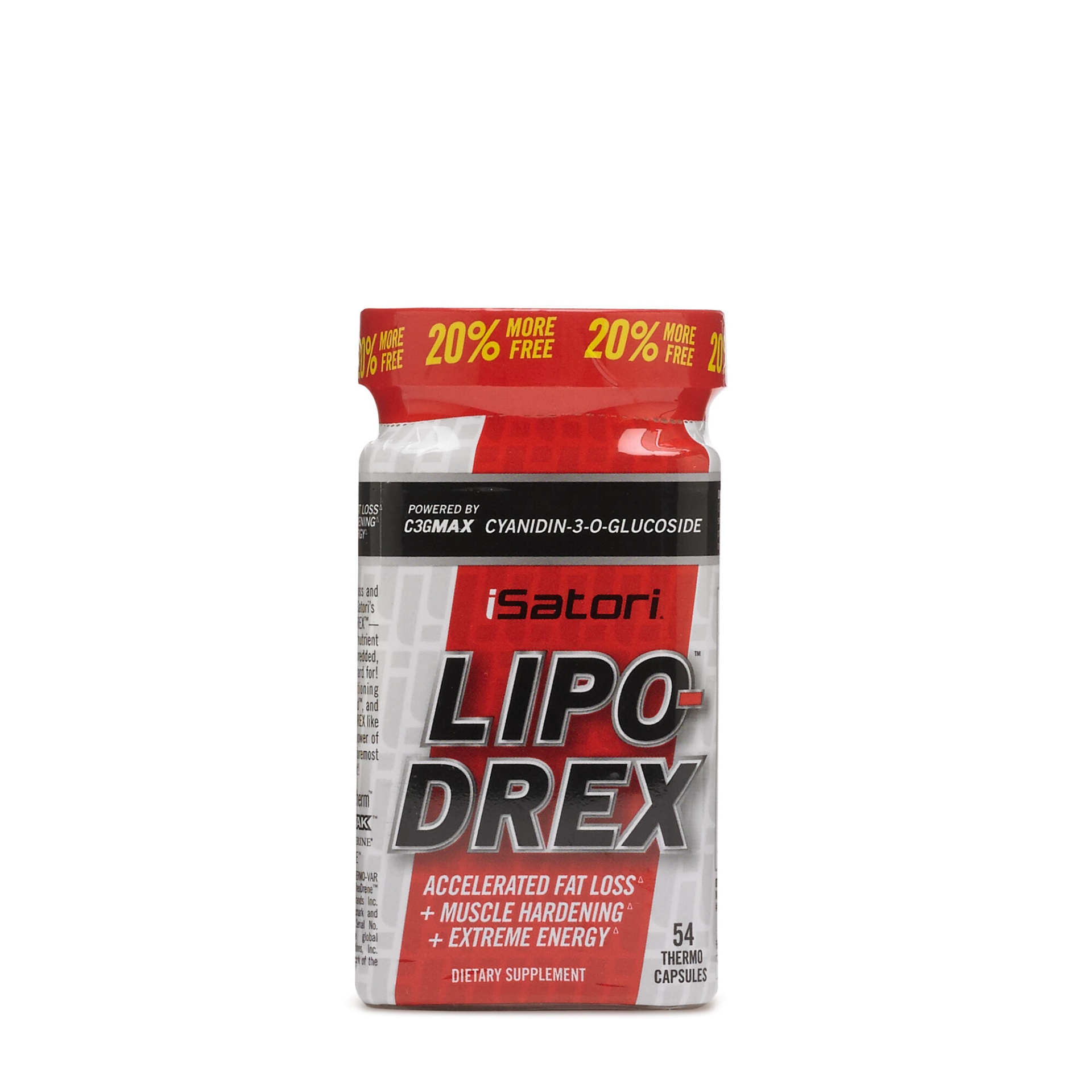 slide 1 of 1, iSatori LIPO-DREX 20% MORE FREE, 54 ct