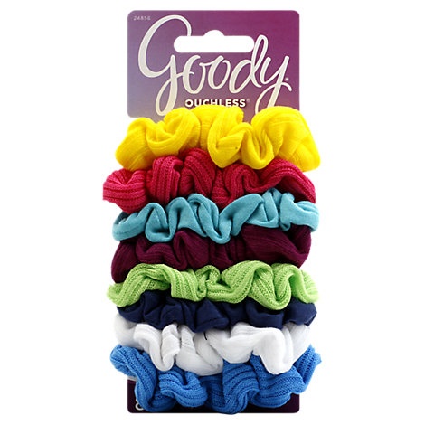 slide 1 of 1, Goody Scrunchie Ouchless Jersey Variety, 8 ct