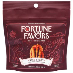 Fortune Favors Chili-Spiked The Spicy Candied Pecans 3.25 Oz