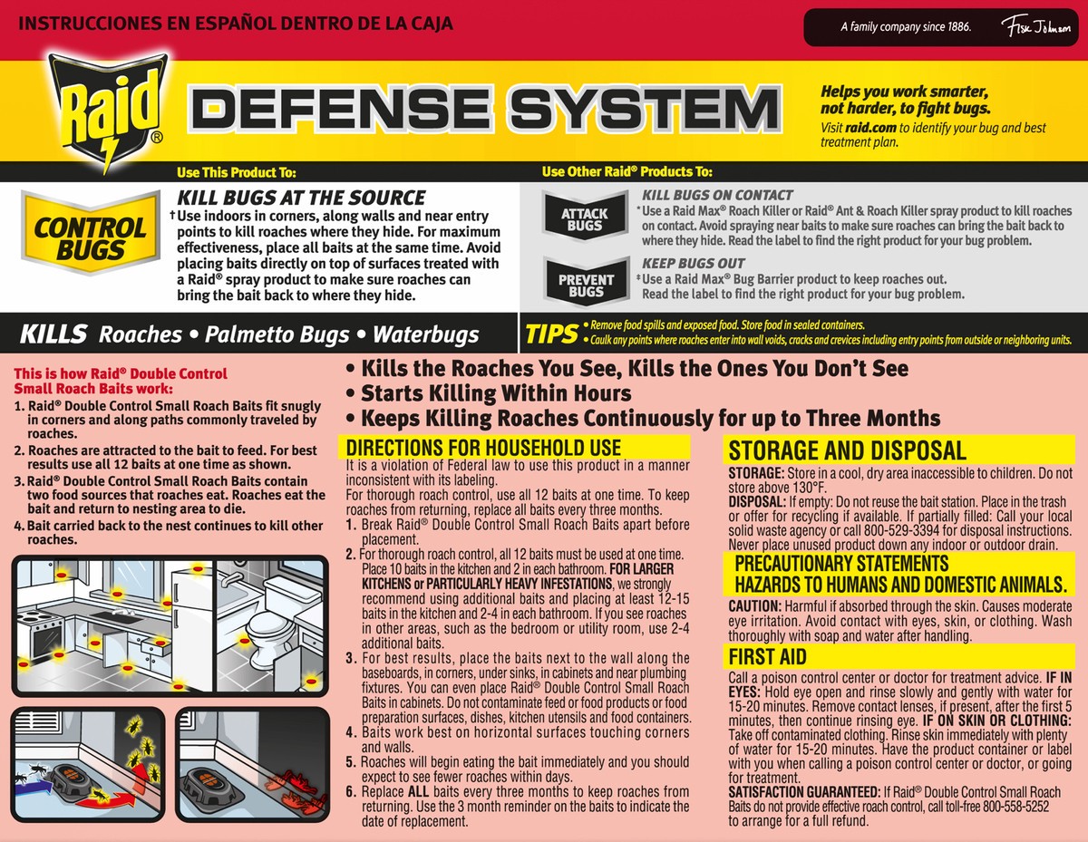 slide 6 of 8, Raid Roach, 3 ct