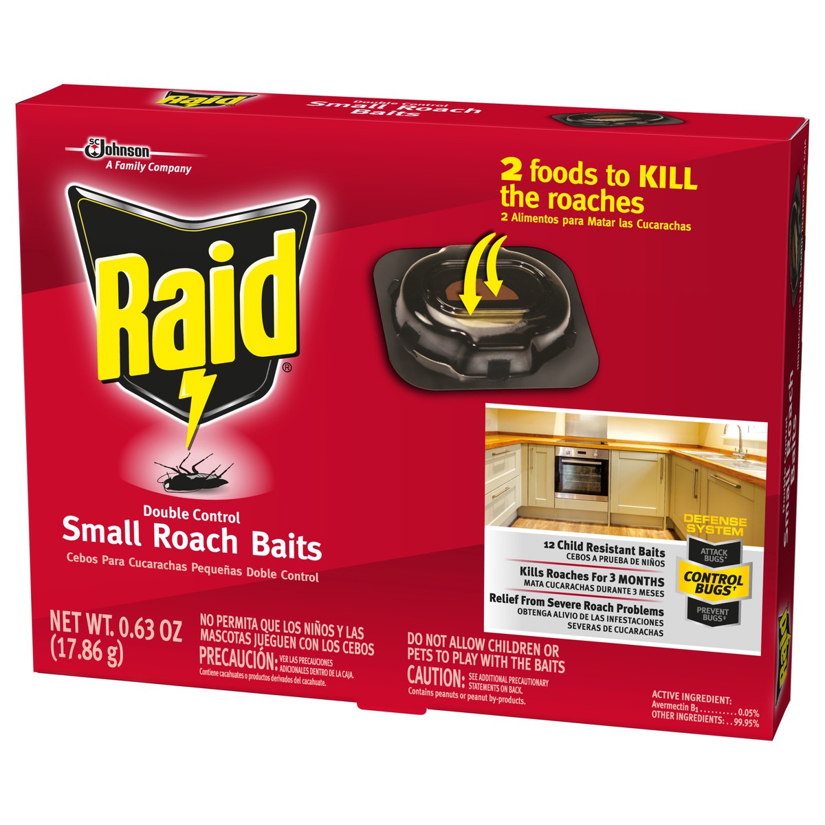 slide 2 of 8, Raid Roach, 3 ct