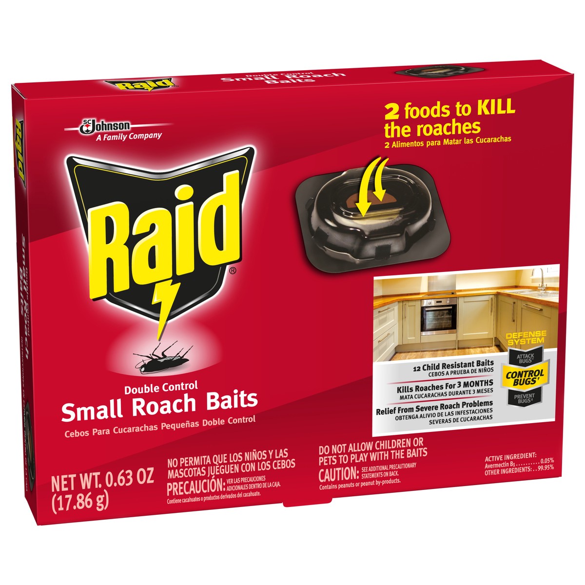 slide 7 of 8, Raid Roach, 3 ct