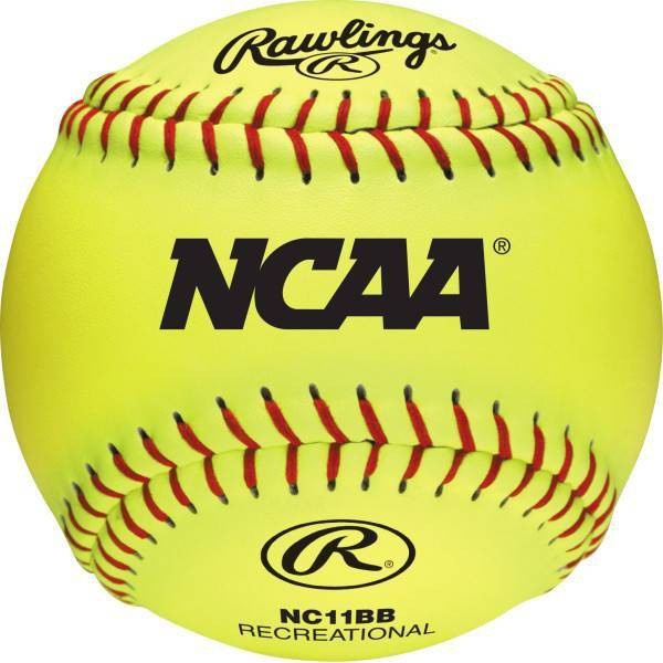 slide 1 of 1, Rawlings Women's 10 and Under 11" Softball, 11 in