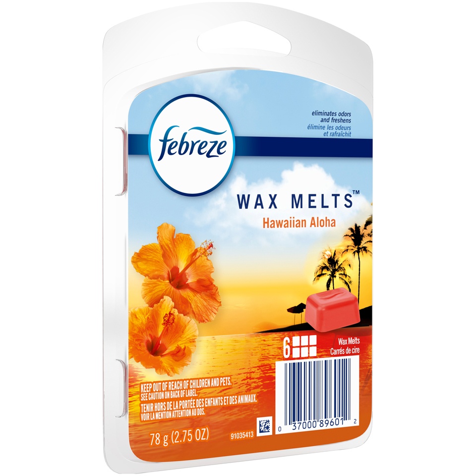 slide 3 of 3, Febreze Wax Melt Hawaiian Aloha, 2.75 oz