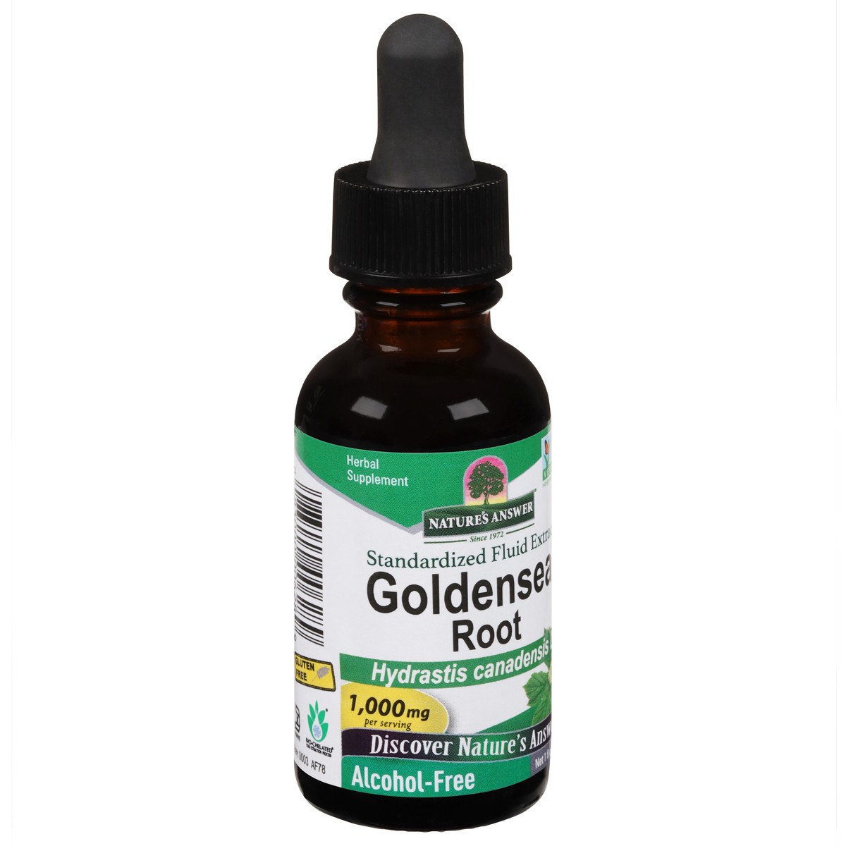slide 4 of 8, Nature's Answer 1000 mg Goldenseal Root Fluid Extract 1 fl oz, 1 fl oz