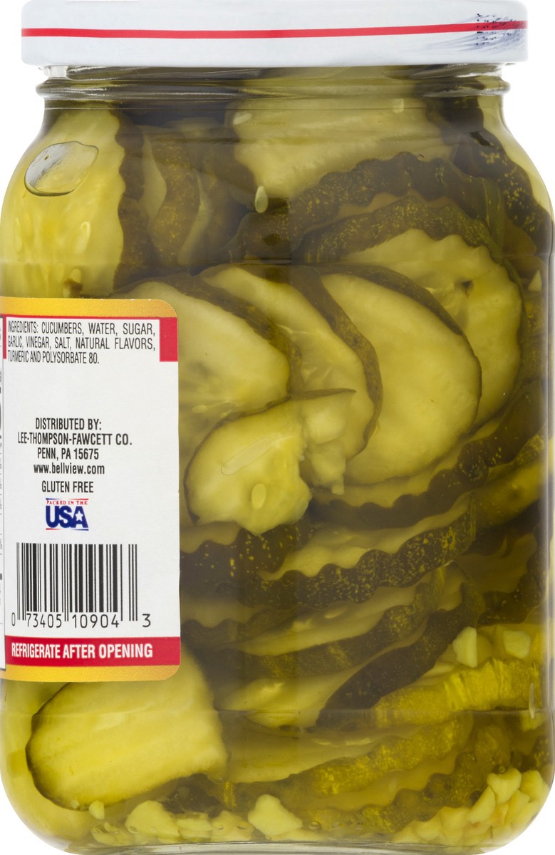 slide 5 of 13, Bell-View Garlic Cucumber Chips, Bread & Butter, Fresh Pack, 16 oz
