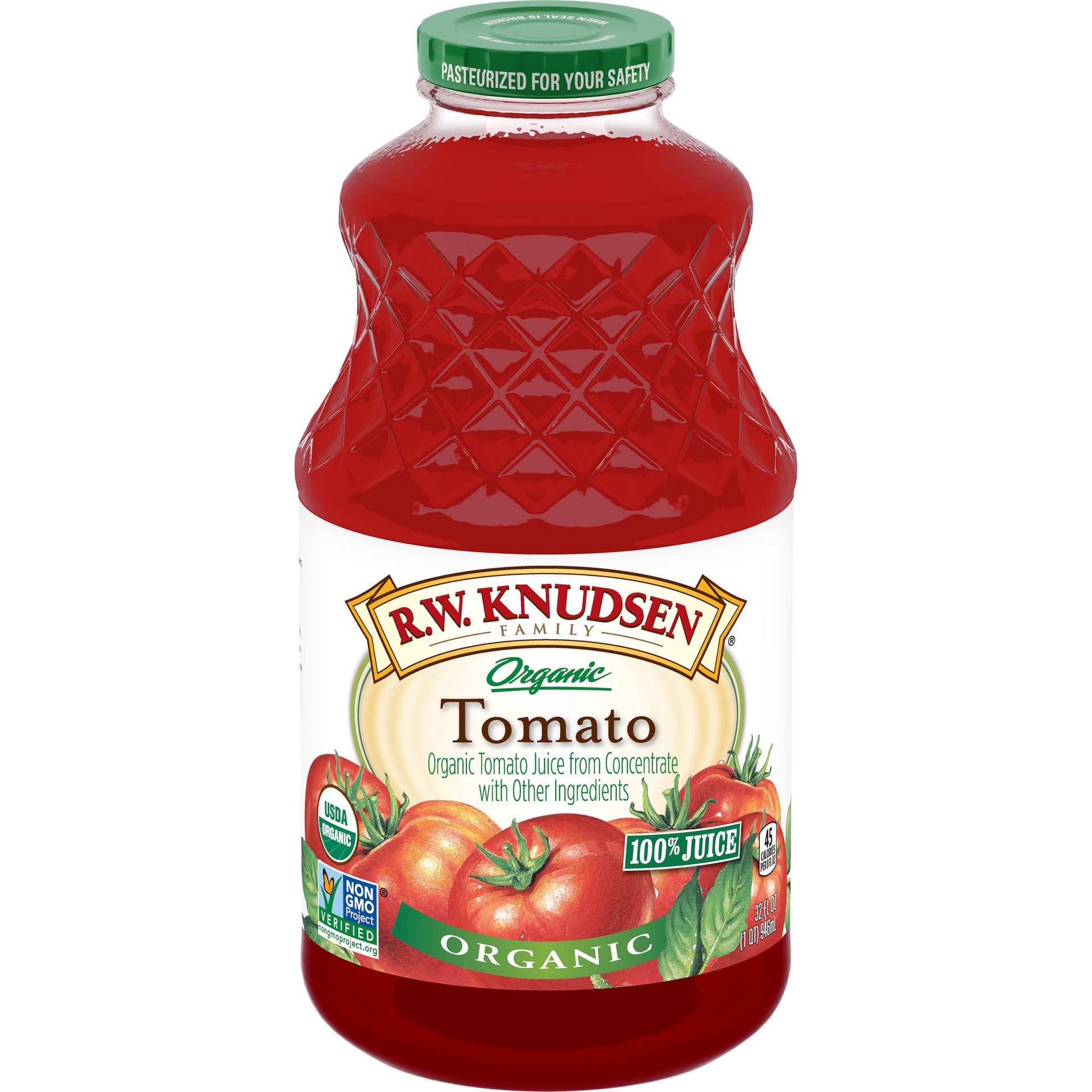 slide 1 of 6, Rw Knudsen 32 Fluid Ounce Organic Tomato Juice, 32 fl oz
