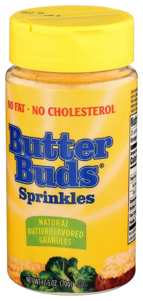 slide 1 of 1, Butter Buds Butter Flavor Granules, Sprinkles, 2.5 oz