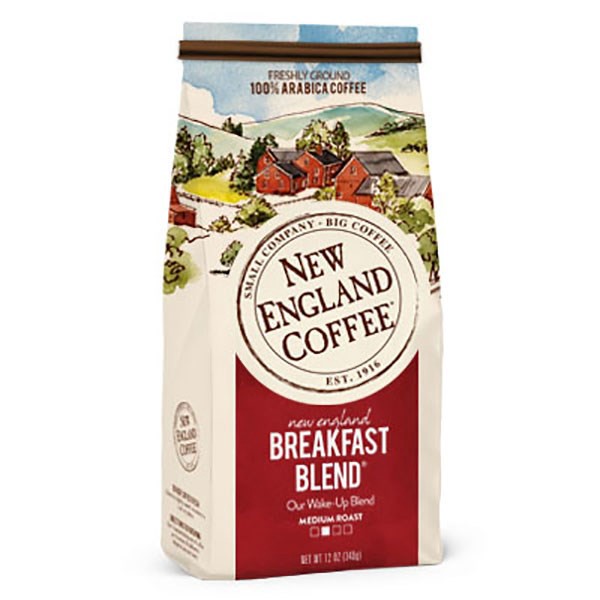 slide 1 of 7, New England Coffee Medium Roast Breakfast Blend Coffee - 12 oz, 12 oz