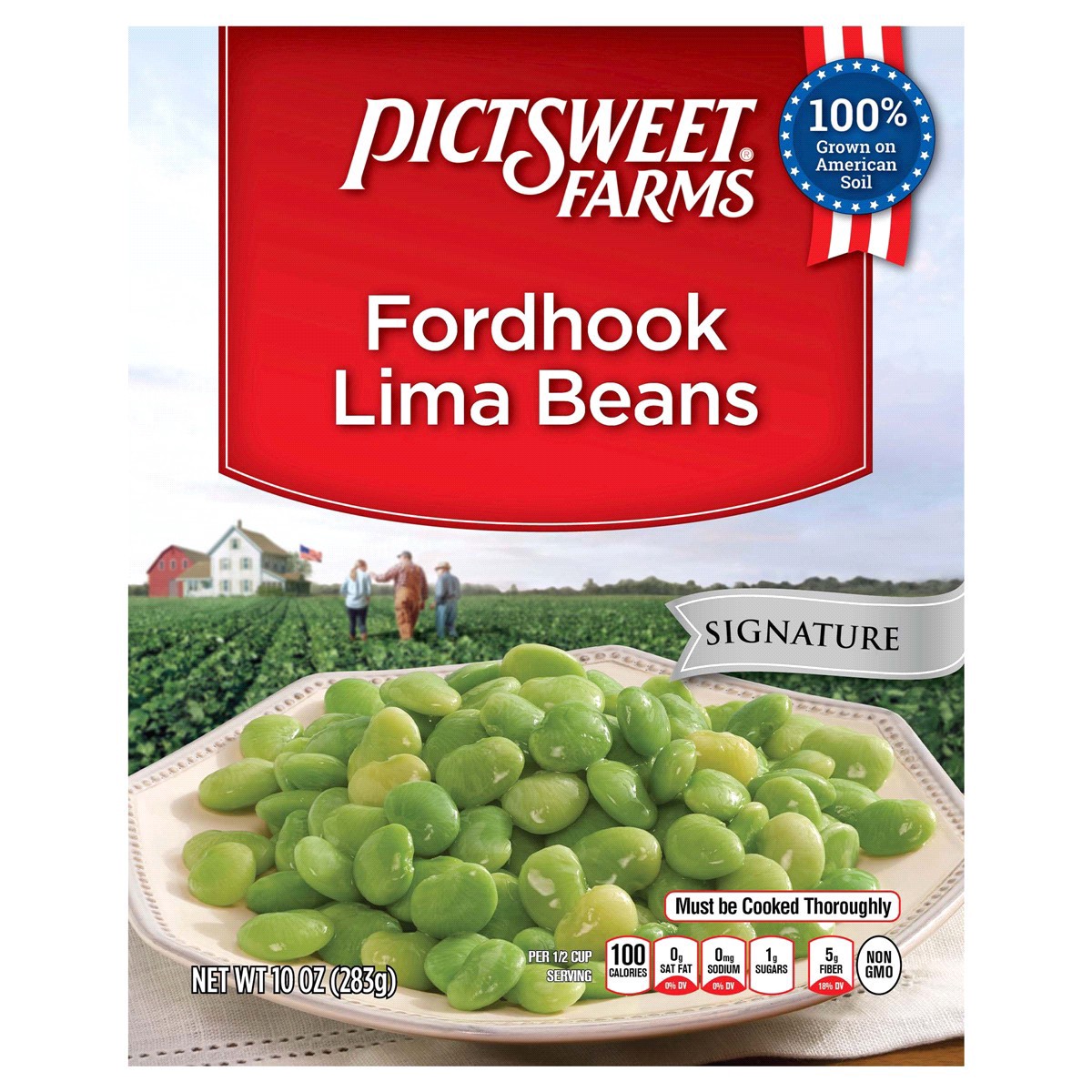 slide 1 of 9, PictSweet Lima Beans, 10 oz