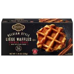Private Selection Belgian Style French Toast Liege Waffles
