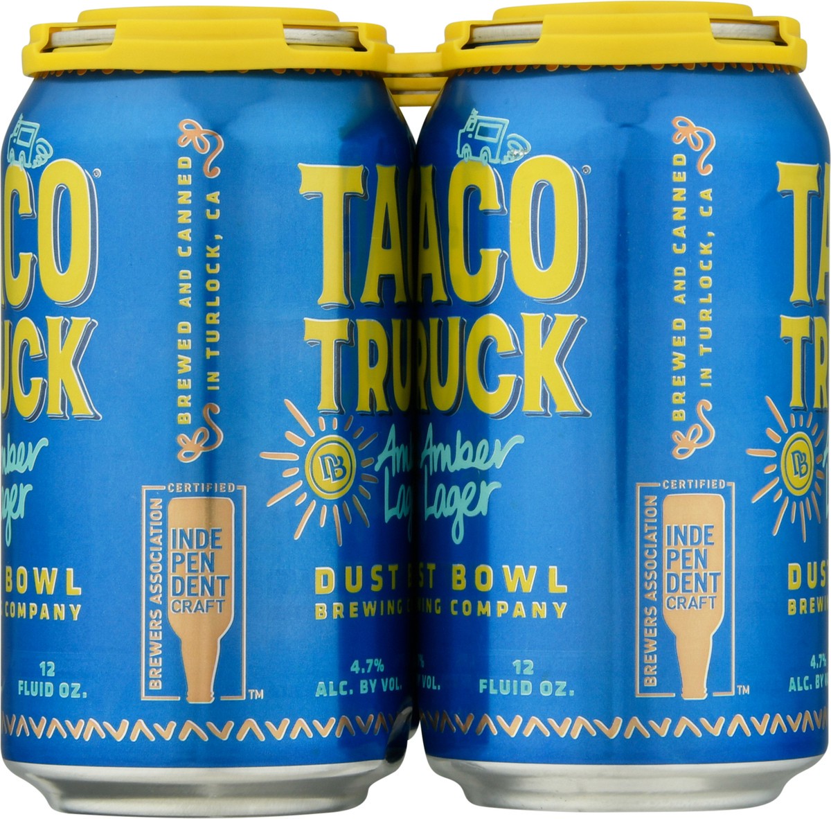 slide 3 of 11, Dust Bowl Brewing Company Amber Lager Taco Truck Beer 6 ea, 6 ct