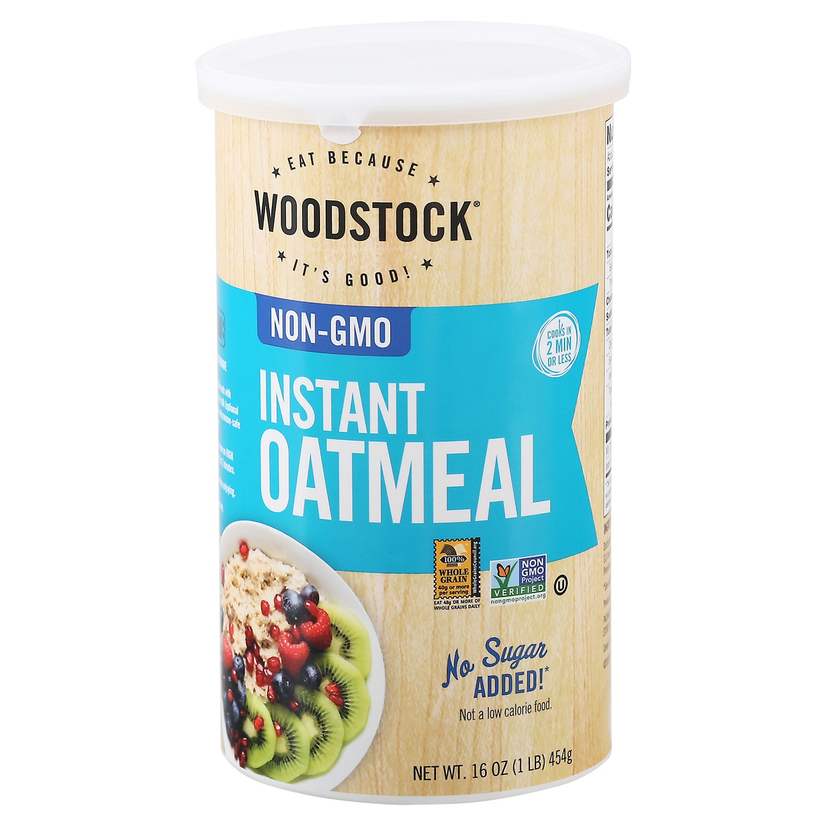 slide 3 of 11, Woodstock Instant Oatmeal Cereal, 16 oz
