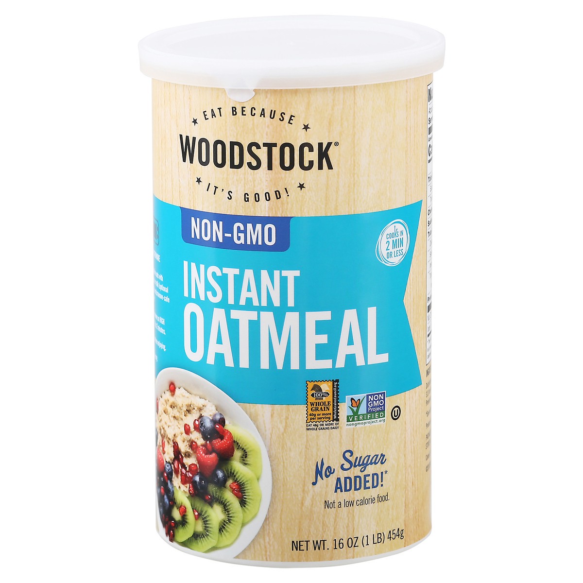 slide 9 of 14, Woodstock Instant Oatmeal 16 oz, 16 oz