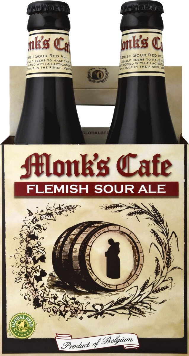 slide 1 of 9, Global Beer Network Flemish Sour Ale Monk's Cafe Beer 4 ea, 4 ct